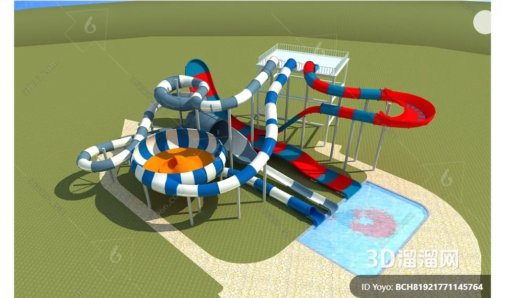 Amusement Park for Kid - 3D Model - 004