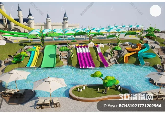 Amusement Park for Kid - 3D Model - 005