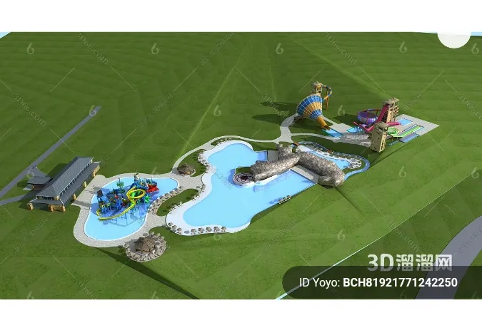 Amusement Park for Kid - 3D Model - 006