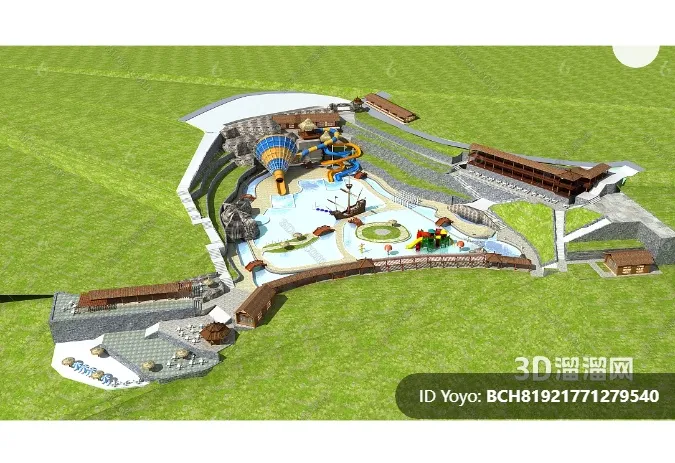 Amusement Park for Kid - 3D Model - 007