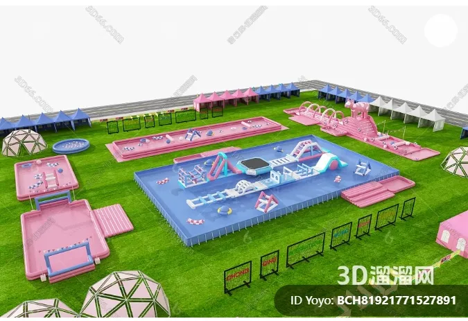 Amusement Park for Kid - 3D Model - 010
