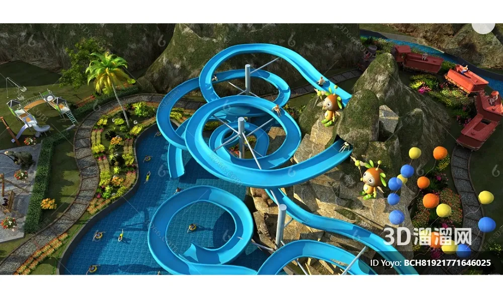 Amusement Park for Kid - 3D Model - 011