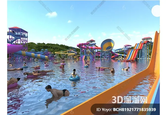 Amusement Park for Kid - 3D Model - 013
