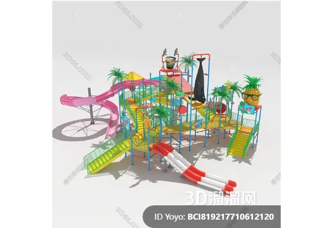 Amusement Park for Kid - 3D Model - 014