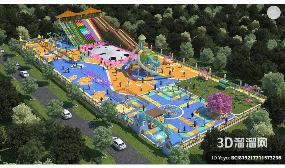 Amusement Park for Kid - 3D Model - 016