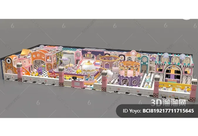 Amusement Park for Kid - 3D Model - 018