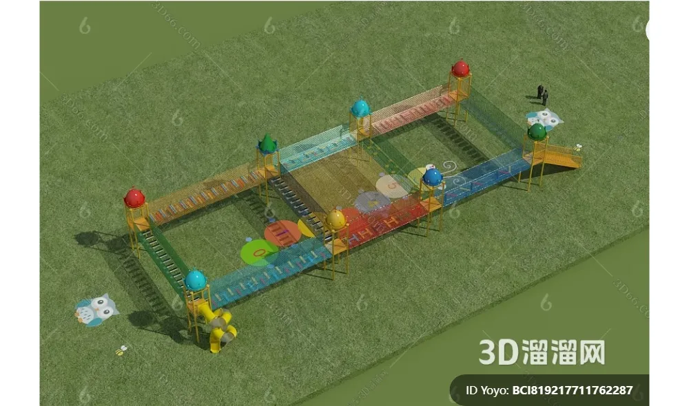 Amusement Park for Kid - 3D Model - 019