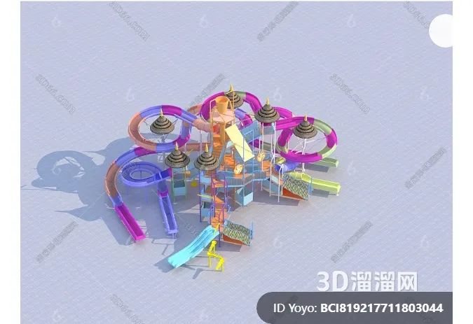 Amusement Park for Kid - 3D Model - 020