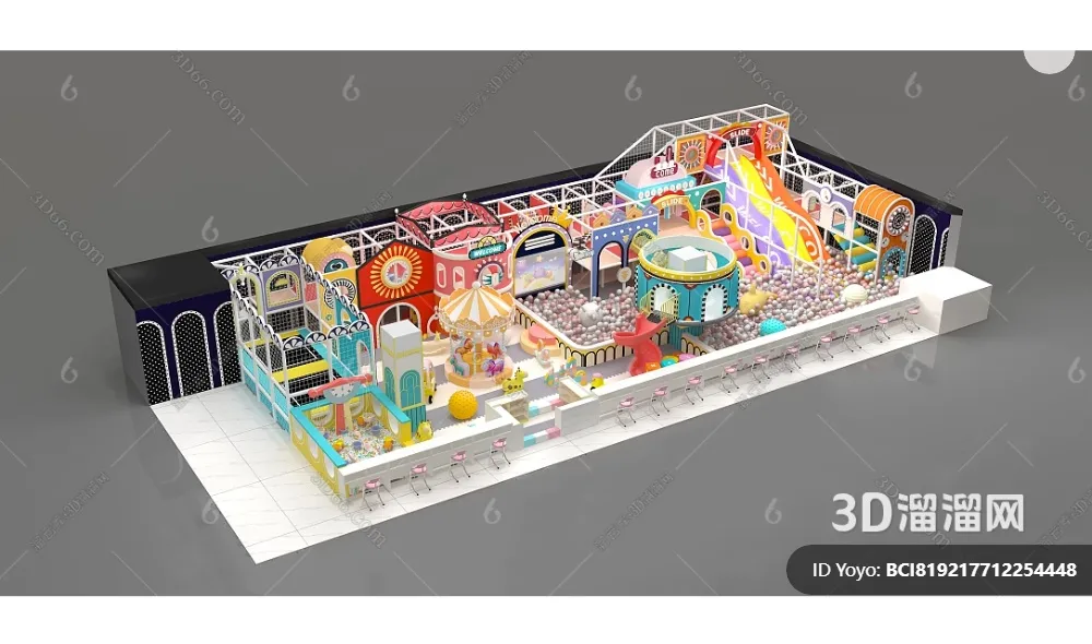 Amusement Park for Kid - 3D Model - 021