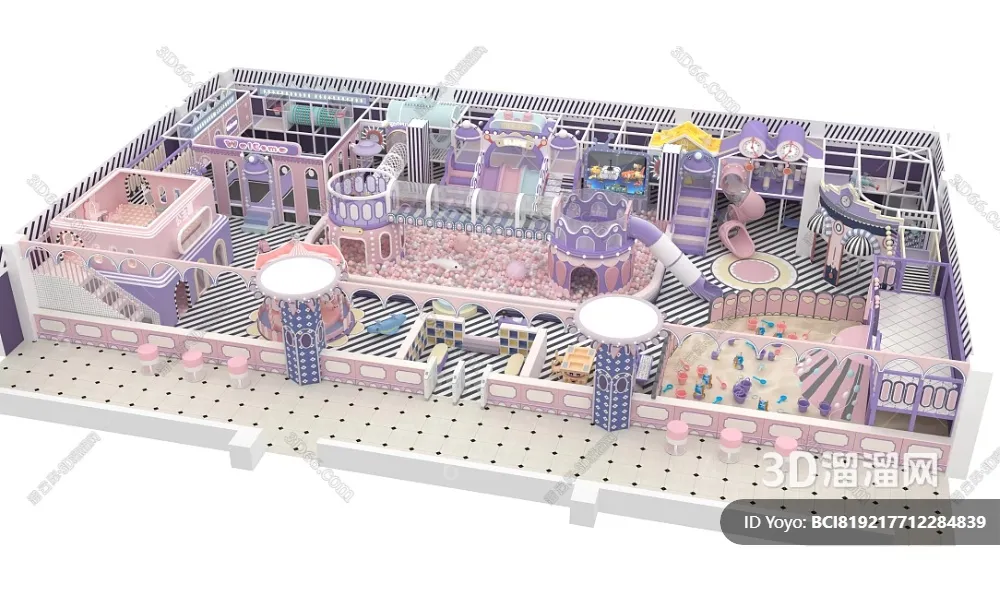 Amusement Park for Kid - 3D Model - 022