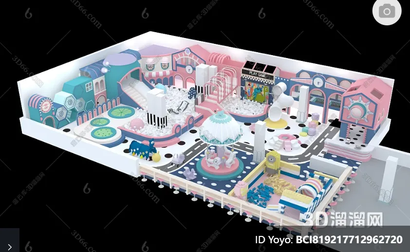 Amusement Park for Kid - 3D Model - 025