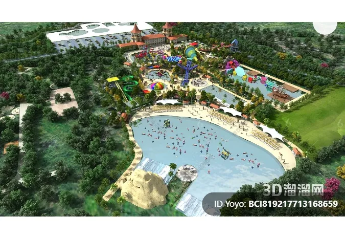 Amusement Park for Kid - 3D Model - 027