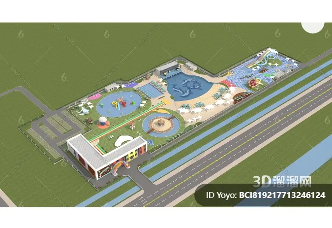 Amusement Park for Kid - 3D Model - 028