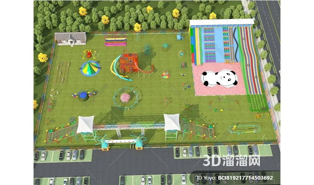 Amusement Park for Kid - 3D Model - 035