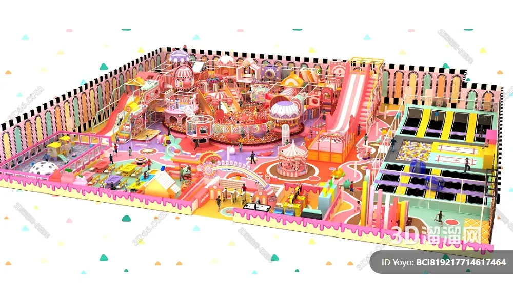 Amusement Park for Kid - 3D Model - 037