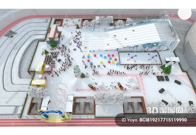 Amusement Park for Kid - 3D Model - 040