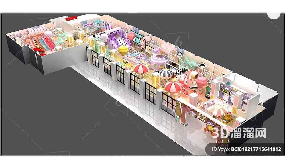 Amusement Park for Kid - 3D Model - 044