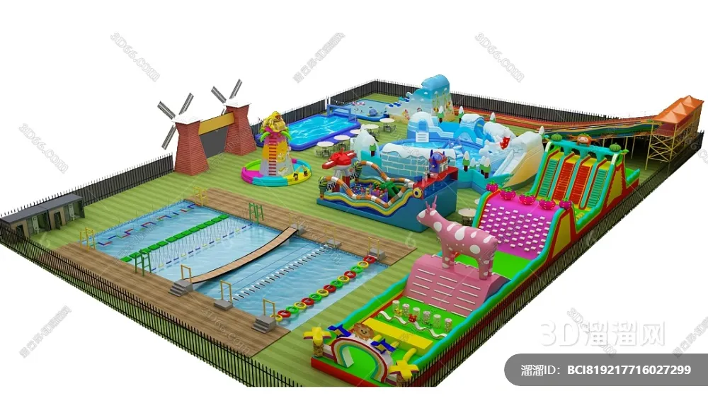 Amusement Park for Kid - 3D Model - 050