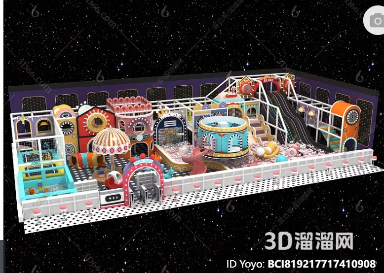 Amusement Park for Kid - 3D Model - 059