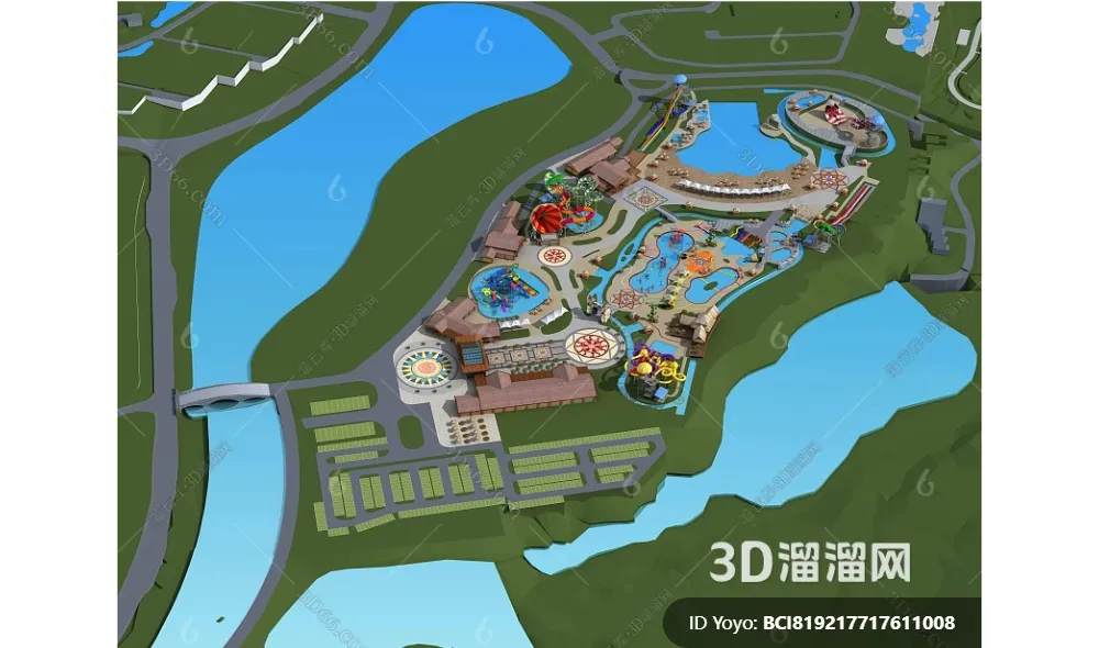 Amusement Park for Kid - 3D Model - 061