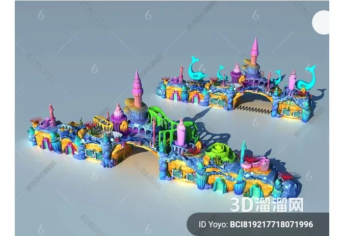 Amusement Park for Kid - 3D Model - 063