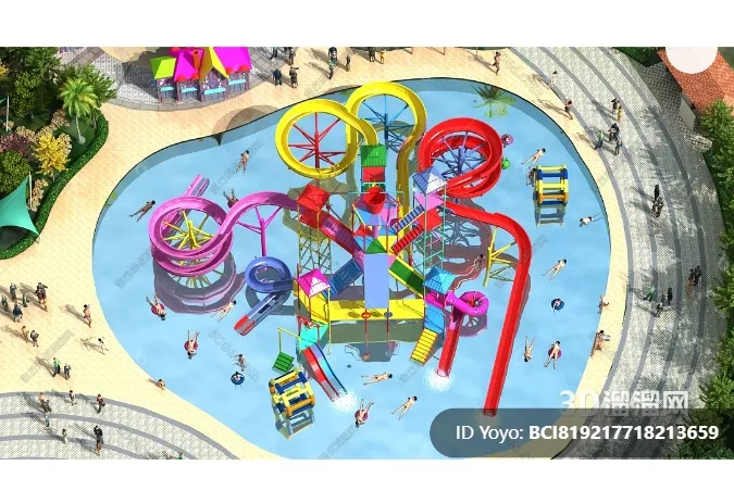 Amusement Park for Kid - 3D Model - 065