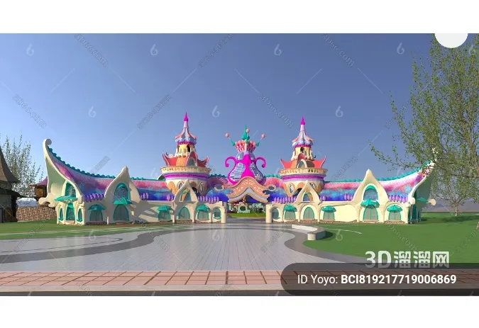 Amusement Park for Kid - 3D Model - 071