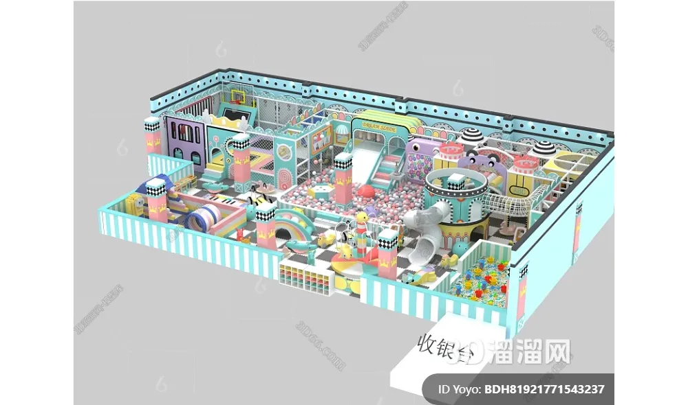 Amusement Park for Kid - 3D Model - 082