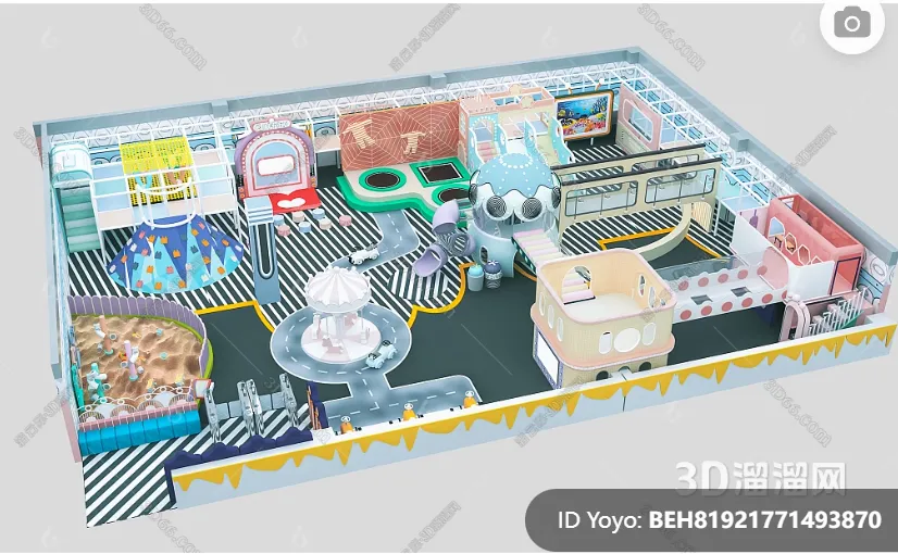 Amusement Park for Kid - 3D Model - 088