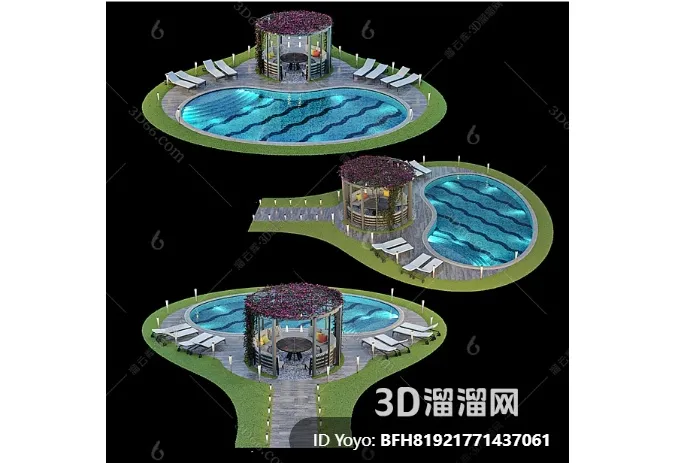 Amusement Park for Kid - 3D Model - 098
