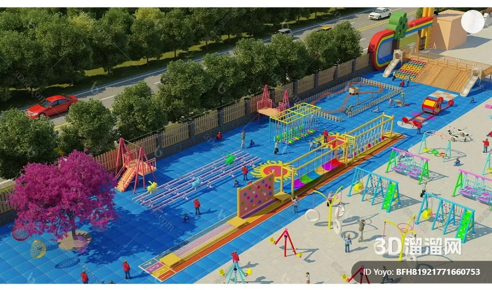 Amusement Park for Kid - 3D Model - 101