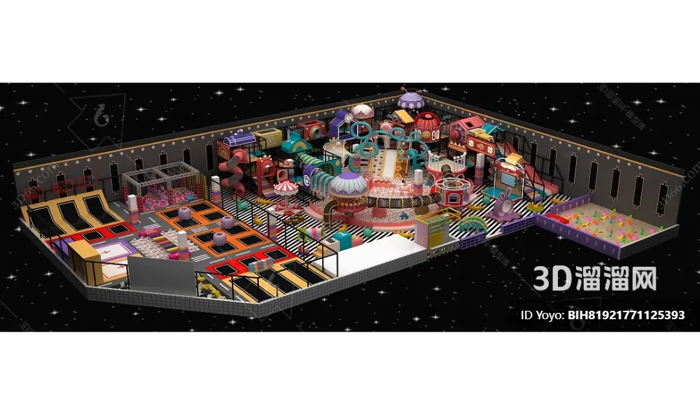 Amusement Park for Kid - 3D Model - 103