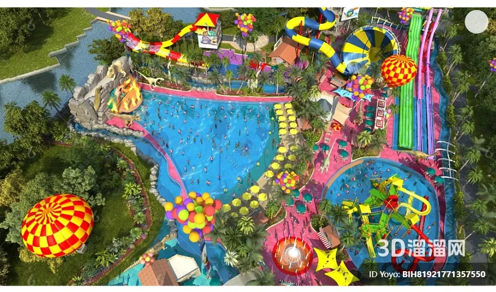 Amusement Park for Kid - 3D Model - 104