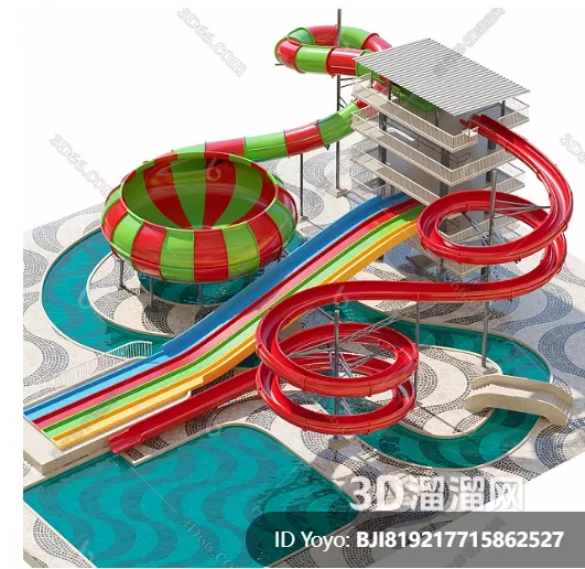 Amusement Park for Kid - 3D Model - 106