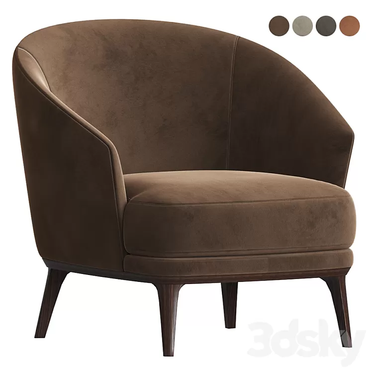 Amy Armchair Bielefelder Werkstaetten 3D Model