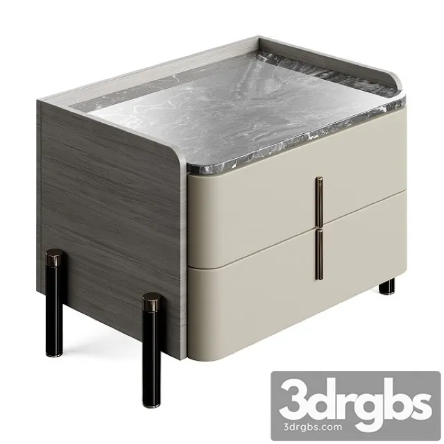 Ana Roque MISIA Bedside Table 3D Model Free
