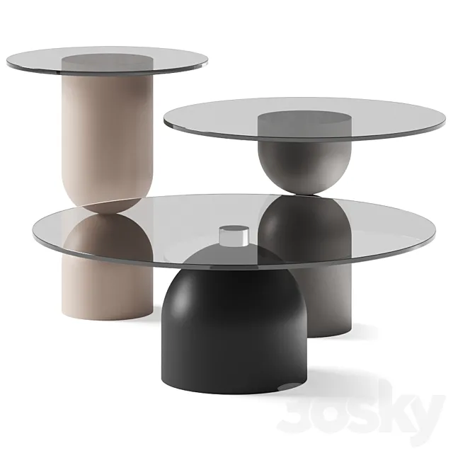 Ana Roque Moma Coffee Tables 3DModel