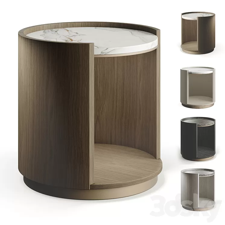 Ana Roque YVES Bedside Table 3D Model Free