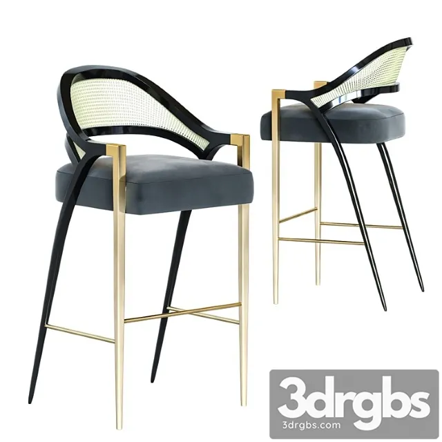 Anais Dining Chair 3D Model Free