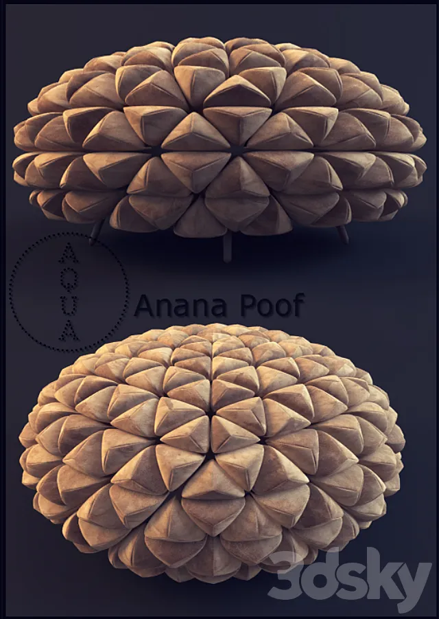 Anana Poof 3D Model