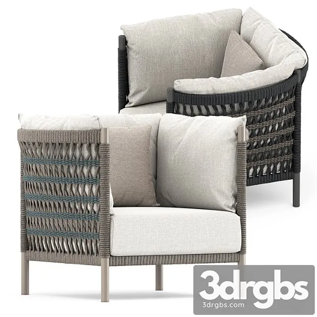 Anatra Lounge Chair by Janus Et Cie 3D Model Free