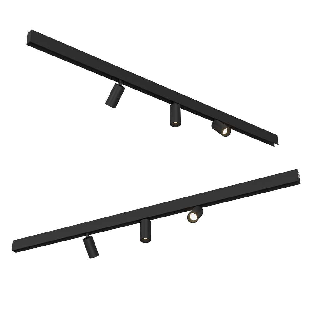 ANCARD - Lamp magnetic track swivel accent 3D Model