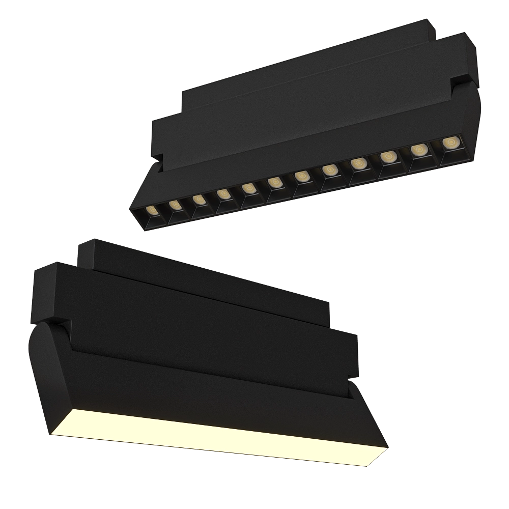 ANCARD - Magnetic track lamp swivel accent 222mm 3D Model