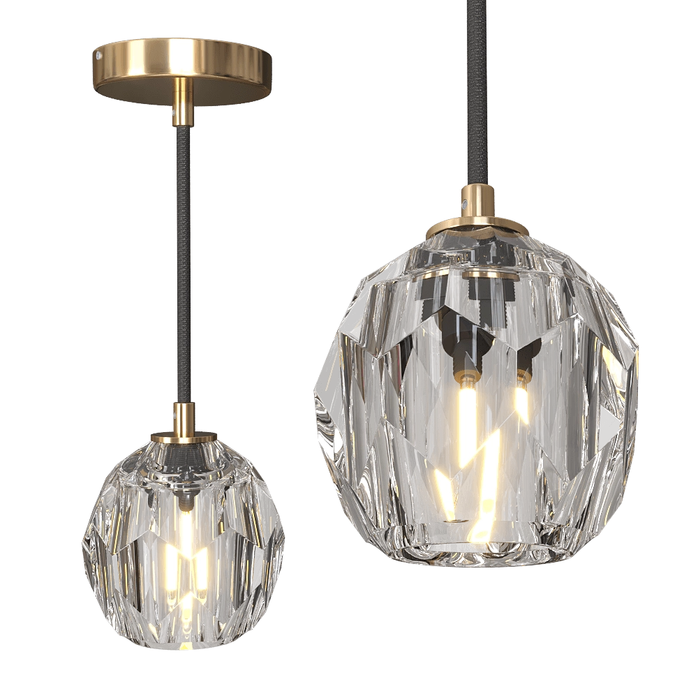 ANCARD - Pendant lamp BOULE DE CRISTAL 3D Model