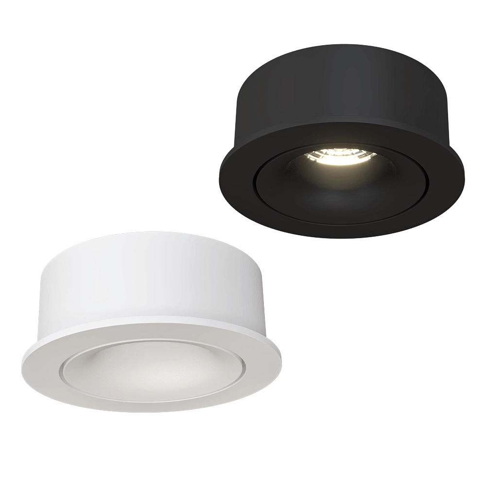 ANCARD - Recessed swivel lamp GU10 3D Model