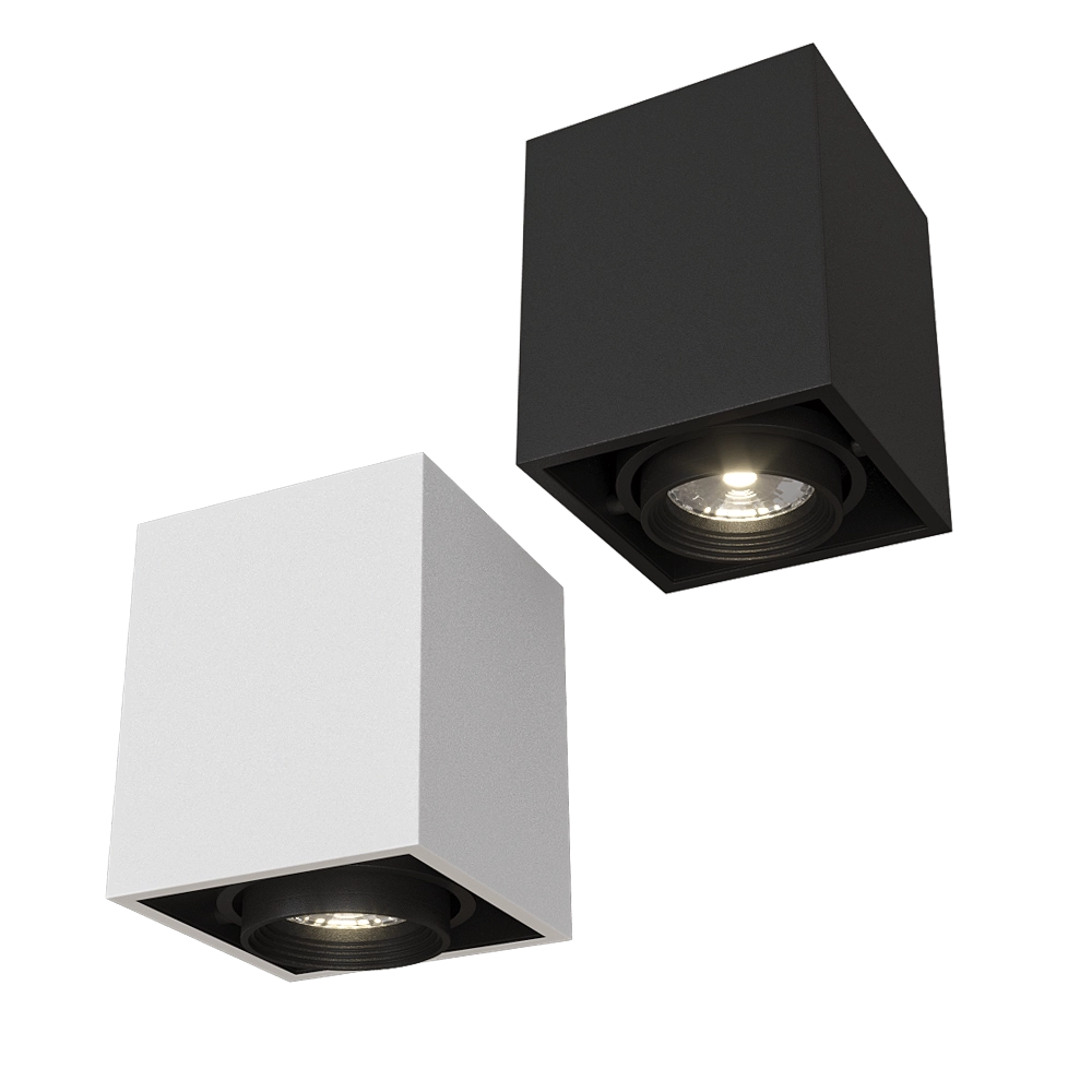 ANCARD - Surface-mounted swivel luminaire MR16 for GU10 lamp 125mm 3D Model