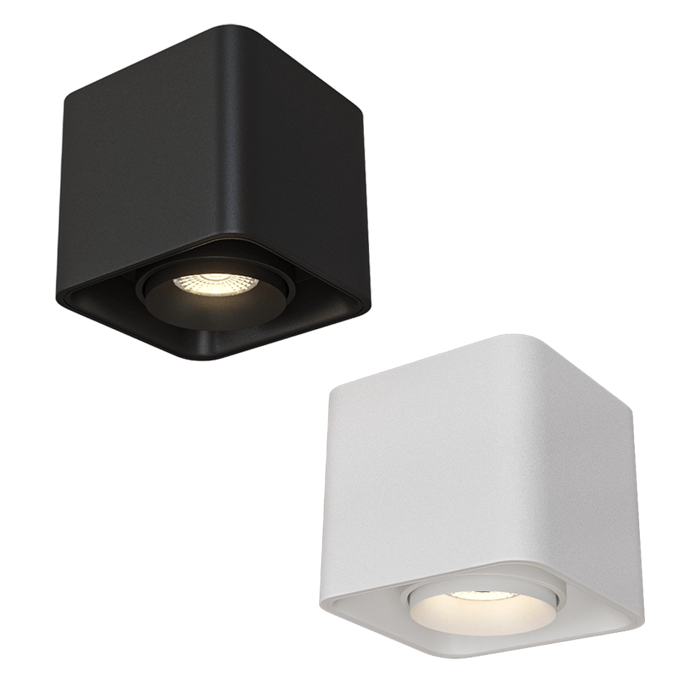 ANCARD - Surface-mounted swivel luminaire MR16 for GU10 lamp 3D Model