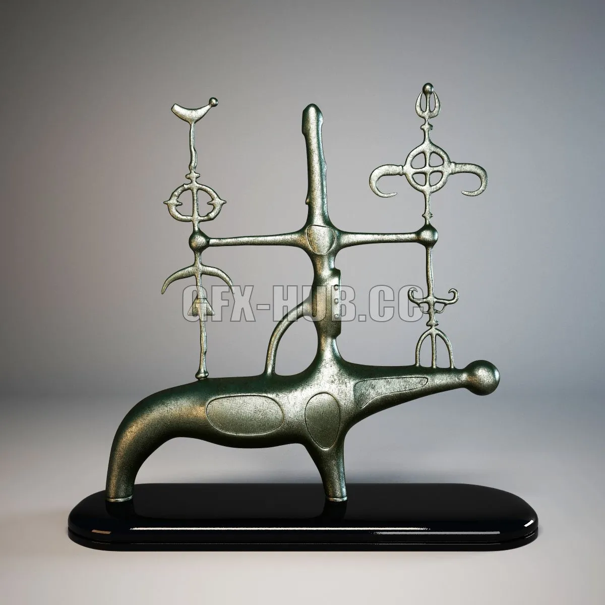 Ancient deity (ancient god) 3D Model