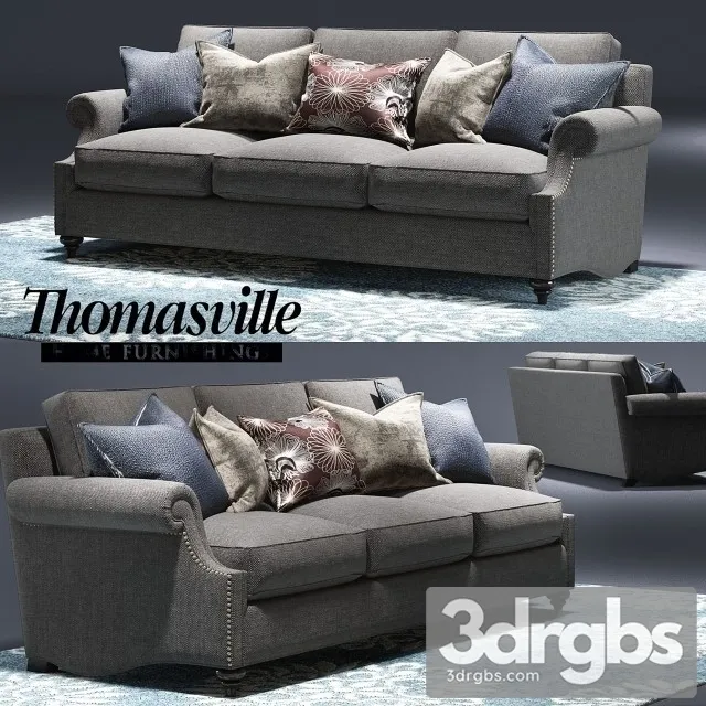 Ancil Sofa 01 3D Model Free