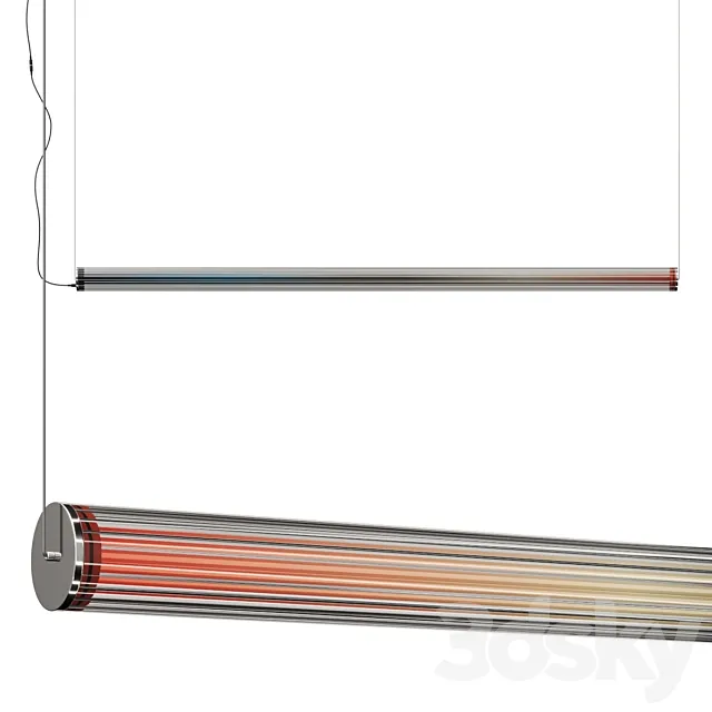 Andcosta Vitreo Horizontal Pendant Lamp 3D Model